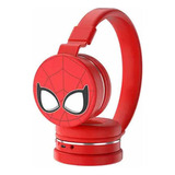 Audífonos Diadema Spiderman Avengers Marvel, Rojo.