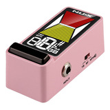 Afinador Rosa En Formato Pedal Con Pantalla Lcd Nux Ntu-3