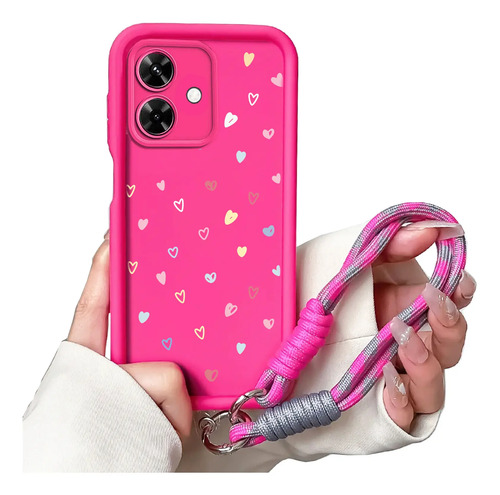 Funda Para Oppo A40 / A60 5gcase Uso Rudo Silicona Love Cuerda