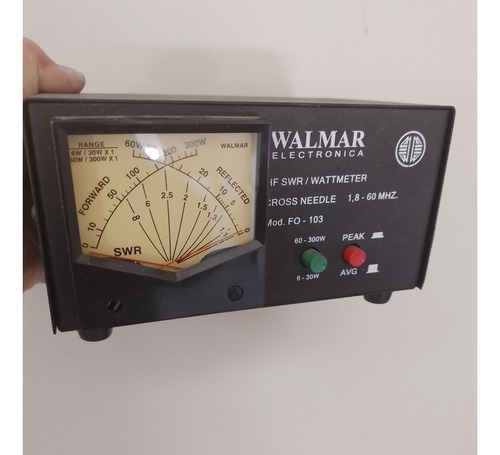 Roimetro Wattimetro Vhf / Uhf Agujas Cruzadas Walmar Fo103