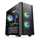 Gabinete Gamer Thermaltake V150 Argb Vidrio Templado Negro