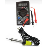 Combo Soldador Lapíz 40w Punta Ceramica Mas Tester 830d N17