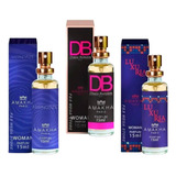 Kit 3 Perfume Feminino Amakha Paris Hypnotize Luxuria Db