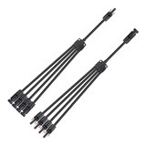 Par Conector Mc4 4 A 1, Con Extensión,  Oferta !!