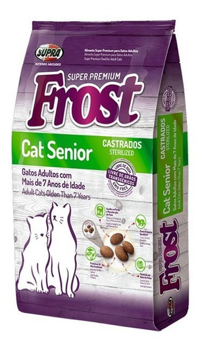 Alimento Frost Cat Senior Para Gato 10kg Pethome