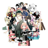 50 Stickers Calcomanias Spy Family Anya Variante Anime 