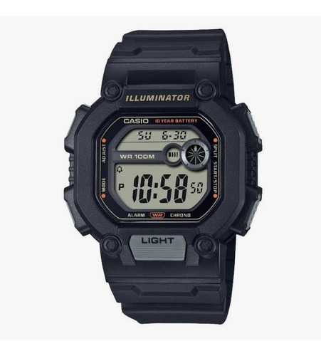 Reloj Casio W-737hx Digital Resina 100 Metros 