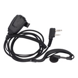 Auricular Walkie Talkie De 2 Pines, Cable Enrollado Con Soni