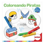 Set Coloreando Piratas Juego Para El Baño 1441 Antex