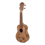 Ukelele Soprano Parquer Madera Cuerdas Aquila Con Funda