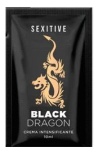 Crema Hombre Intensificante Black Dragon En Sachet X 10 Ml