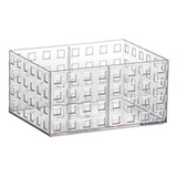 Organizador De Maquiagem Empilhável 16 X 11,5 Cm Paramount Cor Transparente