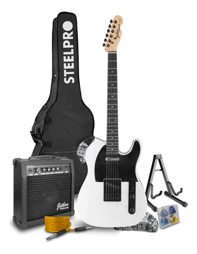 Paquete Guitarra Electrica Series Jethro By Steelpro 048-sk