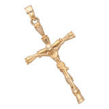 Dije De Cruz De 14k Oro Amarillo, 2.4 Gramos