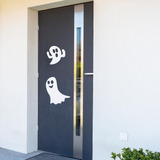 Adesivo Decoração Halloween Fantasmas Porta E Parede 2un