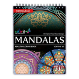 Mandalas Colorear, Volumen Vii Libro De Colorear Adulto...