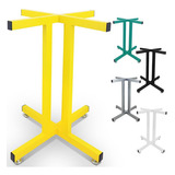 Base De Mesa Jantar Grécia Sob Medida Tampos De Até 140x140 Cor Amarelo