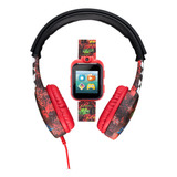 Reloj Inteligente P/niños Playzoom + Audífonos- Rojo