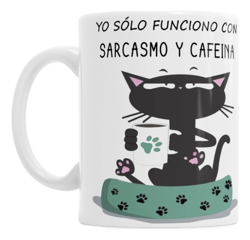 Taza De Ceramica Solo Funciono Con Cafe