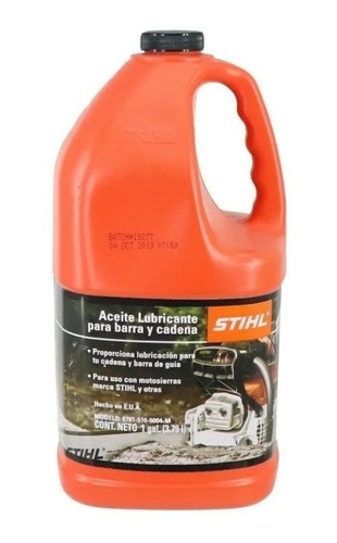 Aceite Stihl Barra Cadena 3.79l (1 Gal) Naranja - Todopartes