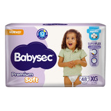 Pack X 2 Paquetes Babysec Premium Soft Xg X 48.. Ofertaaaa!!