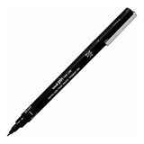 Caneta Pincel Brush Pen Unipin Uni Pin Preta Fina Importada