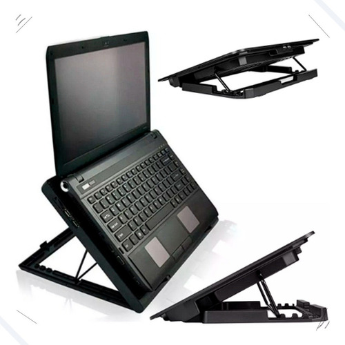 Base Suporte Notebook Regulável Refrigerada 12  17  2 Usb