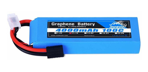 Bateria Lipo Yowoo Graphene 11.1v 4000mah 100c 3s Con Tracxa