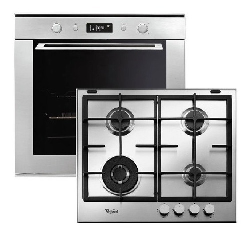 Combo Whirlpool Horno Akzm756ix + Anafe Gma6422x Italia