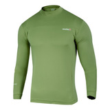 Remera Lef M/l Polartec Power Dry Hombre Ansilta Trekking