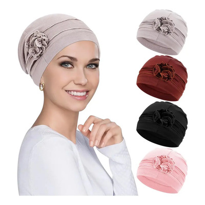 P Conjunto De 4 Gorros Turbantes For Quimioterapia, Gorro