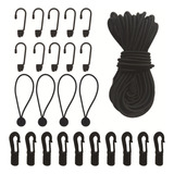 Elástico Bungee Shock Cord Con Ganchos Para Canoa Ejercicio