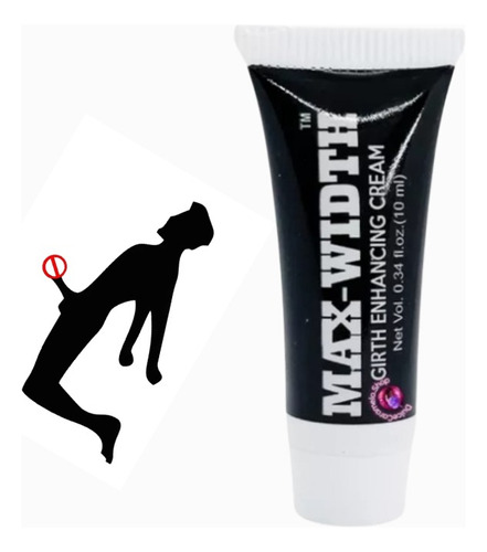 Lubricante Max Width Retardante Y Engrosador Masculino 10ml