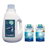 Detergente Biodegradable 3 Lt Freemet + Súper Blanco 80gr