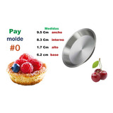 Molde Mini Tarta Pay 5 Pz Reutilizable No. 0 Repostería 8 Cm