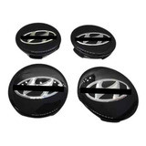 4 Centro Rin Para Hyundai Elantra Sonata Tucson 60mm Plata