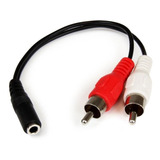 Cable Adaptadador Audio Startech Estéreo 3.5mm - Rca 15cm