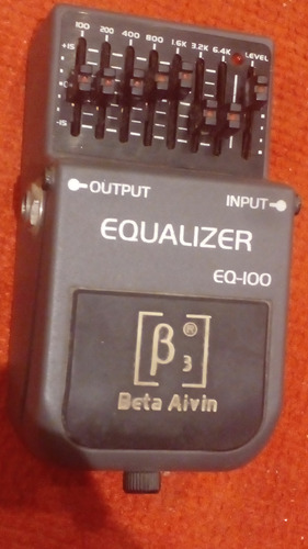 Pedal Equalizador Guitarra Eq100 Beta Aivin 7 Bandas Y Level
