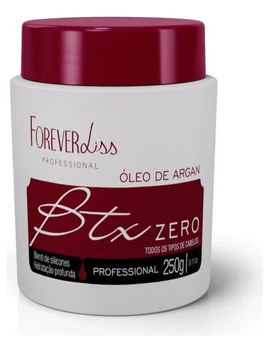 Btox Argan Oil Forever Liss 250g Máscara Volume Zero Formol