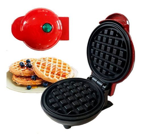 Mini Waflera Personal Eléctrica Antiadherente Pancakes