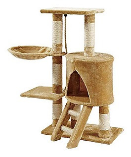 Mueble Para Gato Con Escalera Y Hamaca 96 Cm