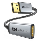 Producto Generico - Warrky Adaptador 4k Displayport A Hdmi,.