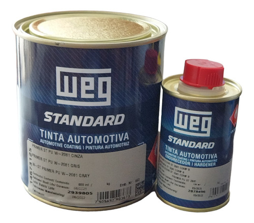 Primer Pu W-2081 St 800ml+100ml Catalisador Weg