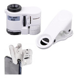 Microscopio Lupa Para Celular Tablet  60x Con Clip Y Bolso $