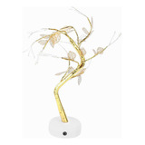 Lampara Led De Arbol Brillante Bonsai Decorativa Para Mesa 