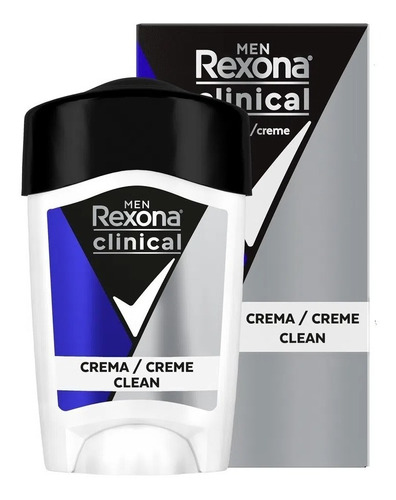 Rexona Clinical Men Antitranspirante Crema 96hs Proteccion