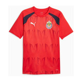 Playera Puma Training Chivas Caballero Rojo Original 