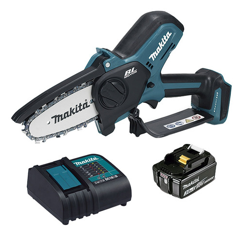 Sierra Inalámbrica Para Podar Makita Duc101sf Color Azul Petróleo