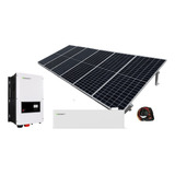 Panel Solar Bateria Litio Autonomo Isla 120/240v 6kw 10kwh