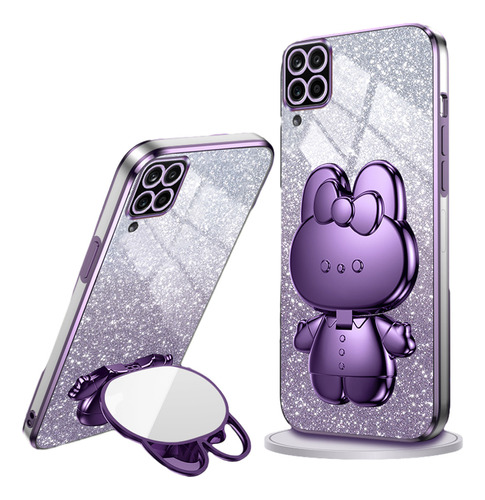 Brillo Brillante Carcasa Funda Para Samsung + Espejo Soporte